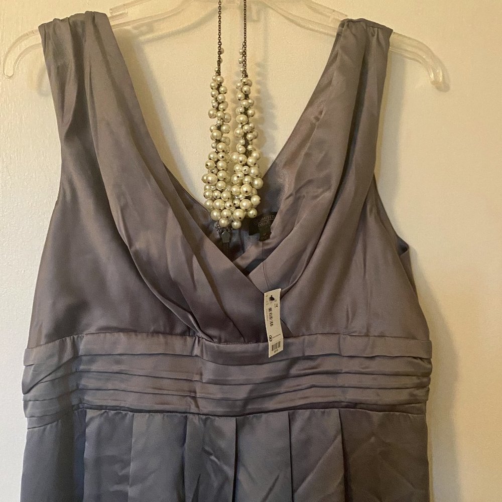 NWT The Limited Event Silver Cocktail Dress